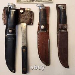 Collection Of Case Fixed Blade Hunting Knives