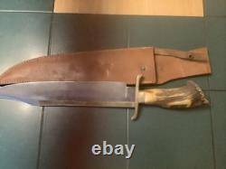 Colt CT-800 Alamo Bowie Knife 21.5 W Sheath