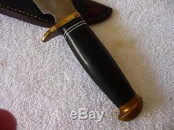 Cooper Hunting Fighting Knife Bianchi By Cooper withLeather Sheath. HARD TO FIND