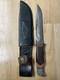 Craftsman Eagle Knife Hunting Fixed Blade Survival Bowie With Leather Sheath USA