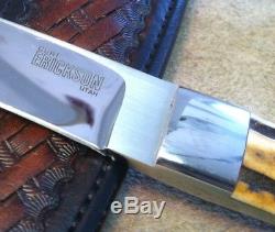 Curt Erickson Utah Custom Made Fixed Blade Hunting Knife