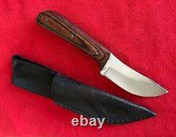 Custom 1980's Hunting Knife Rare Florida Maker Brj No. 234 Original Sheath