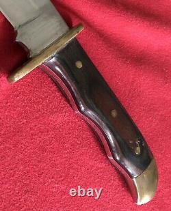 Custom Bowie Knife Show Sample 7 Blade 11.75 Overall-rosewood Handles