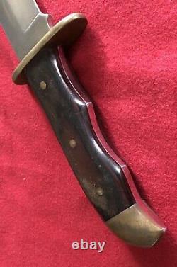 Custom Bowie Knife Show Sample 7 Blade 11.75 Overall-rosewood Handles