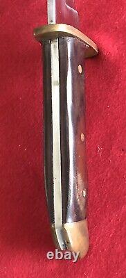 Custom Bowie Knife Show Sample 7 Blade 11.75 Overall-rosewood Handles