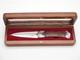 Custom Buck 205 Koji Hara Limited ATS-34 Burlwood Dagger Knife