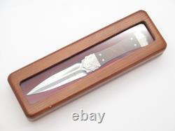 Custom Buck 205 Koji Hara Limited ATS-34 Burlwood Dagger Knife