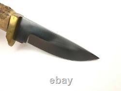 Custom Fixed Blade Knife Crown Stag Handle 8-1/2 4747-MM