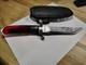 Custom Hand-Forged 11.5 Bowie Knife Nicholson File Steel Red Lava Resin handle