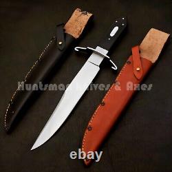 Custom Hand Forged Hell Belle's Sharp Swedged 8mm Bowie REPLICA Bart Moore guard