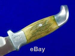 Custom Hand Made R. H. RUANA Model 14B Small S Stamped Hunting Knife with Sheath