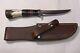 Custom Hand Made Stag Hunting Knife Michigan USA Made by Mike Malosh Scagel Stl