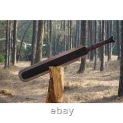 Custom Handmade Carbon Steel Hunting Machete Outdoor Camping & Utility Use