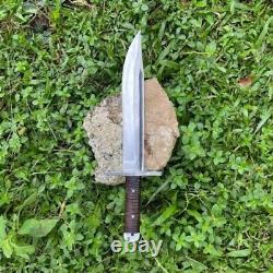 Custom Handmade D2 Tool Steel Hunting Bowie Knife Survival Bowie Knife