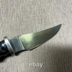 Custom Handmade Hunter, Impala Horn, Unique Aged Sheath, Circa 1980's