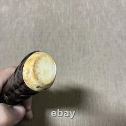 Custom Handmade Hunter, Impala Horn, Unique Aged Sheath, Circa 1980's