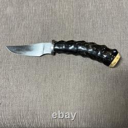Custom Handmade Hunter, Impala Horn, Unique Aged Sheath, Circa 1980's