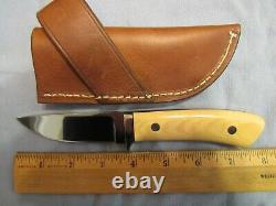 Custom Handmade Knife. Drop Point Hunter. Claude Montjoy. Unused. Excellent