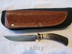 Custom Handmade Knife. Jim Behring Deer And Trout Knife. Unused. Excellent+++