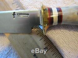 Custom Handmade Knife. Jim Behring Deer And Trout Knife. Unused. Excellent+++