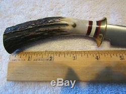 Custom Handmade Knife. Jim Behring Deer And Trout Knife. Unused. Excellent+++