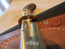 Custom Handmade Knife. Jim Behring Deer And Trout Knife. Unused. Excellent+++