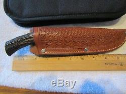 Custom Handmade Knife. Jim Behring Deer And Trout Knife. Unused. Excellent+++