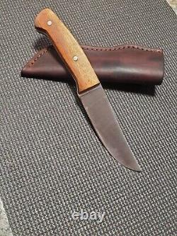 Custom Handmade POOR BOY By Leavenworth Knife Works Fixed Blade Hunter