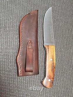 Custom Handmade POOR BOY By Leavenworth Knife Works Fixed Blade Hunter