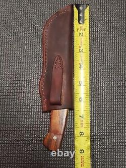 Custom Handmade POOR BOY By Leavenworth Knife Works Fixed Blade Hunter