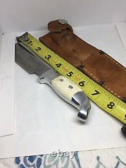 Custom Handmade R. H. RUANA KNIFE! Stag Hunting Skinner Knife. Very pretty knife