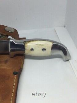 Custom Handmade R. H. RUANA KNIFE! Stag Hunting Skinner Knife. Very pretty knife