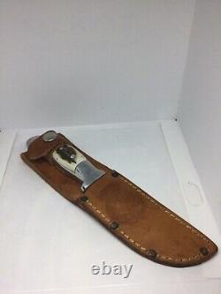 Custom Handmade R. H. RUANA KNIFE! Stag Hunting Skinner Knife. Very pretty knife