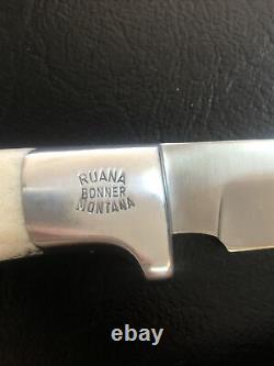 Custom Handmade RUANA KNIFE! Stag Hunting Skinner Knife. Very pretty knife