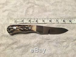 Custom Herman H. J. Schneider Hunting Knife/Sheath