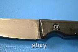 Custom JB Knife Fixed Straight-Back Micarta Handle YFS Rivets + Sheath