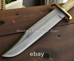 Custom Made 12C27 Steel Stocked Buck 903 Bowie REPLICA in Bone Handle