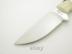 Custom Mike Irie CPM154 Stag 3 Drop Point Fixed Blade Hunting Knife