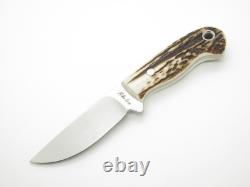 Custom Mike Irie Custom Stag Compact Small Fixed Blade Hunting Knife