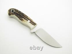 Custom Mike Irie Custom Stag Compact Small Fixed Blade Hunting Knife