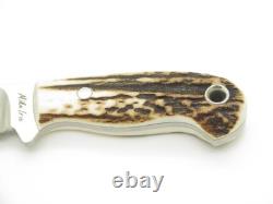 Custom Mike Irie Custom Stag Compact Small Fixed Blade Hunting Knife