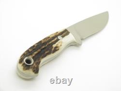 Custom Mike Irie Custom Stag Compact Small Fixed Blade Hunting Knife