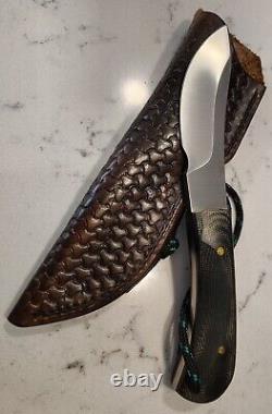 Custom Nessmuk Skinner Knife By Bruce Gillespie, Thick Heavy Duty, Near Mint