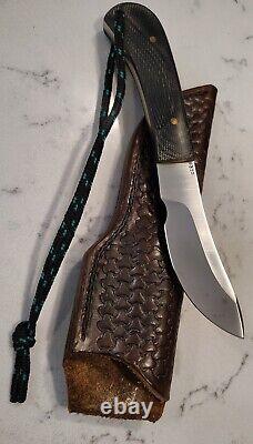 Custom Nessmuk Skinner Knife By Bruce Gillespie, Thick Heavy Duty, Near Mint