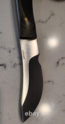 Custom Nessmuk Skinner Knife By Bruce Gillespie, Thick Heavy Duty, Near Mint