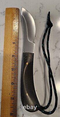 Custom Nessmuk Skinner Knife By Bruce Gillespie, Thick Heavy Duty, Near Mint