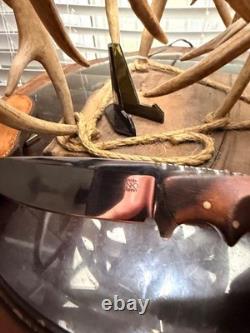Custom Nolan fix blade skinner/Hunter style Knife, 5to9Lg with custom Sheath