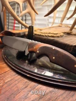 Custom Nolan fix blade skinner/Hunter style Knife, 5to9Lg with custom Sheath