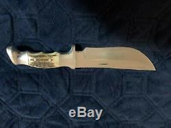 Custom R. H. RUANA CUSTOM MODEL M STAG KNIFE STAMP-ELK-SHEATH-1962-1983 US Made