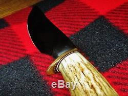 Custom Vintage Irvin Campbell, IRBI, Handmade Hunting Knife, Seward, Alaska